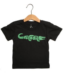Animol Black Tee - Crocodile