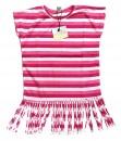 Beach Fringe - Pink Stripes