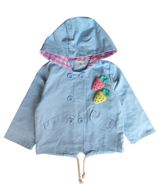 Strawberry Jacket Coat - Blue 1