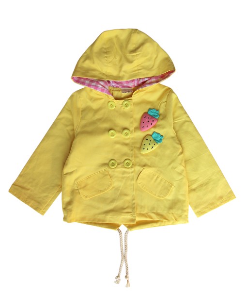 Strawberry Jacket Coat - Yellow 1
