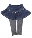 Pearl Denim Skirt Legging