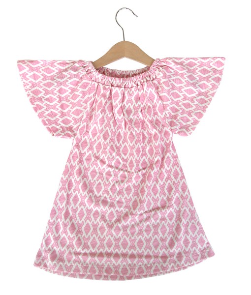 Peasant Pink Dress 1