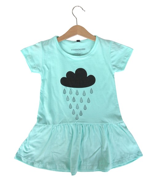 Rain Cloud Turquoise Dress 1