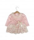 Florence Lace Dress - Pink Soft