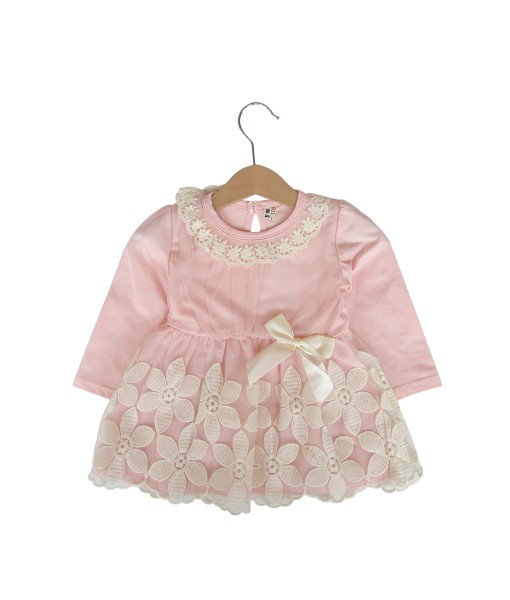 Florence Lace Dress - Pink Soft 1