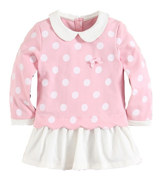 Dot Pink Dress 1