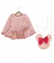 Circle Dress + Minnie Bag - Pink