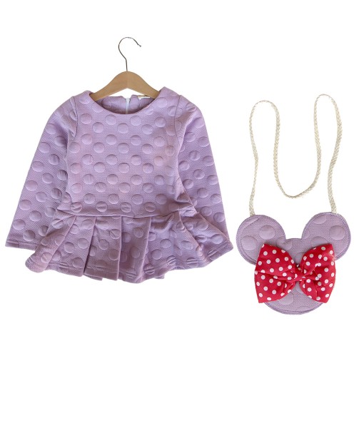 Circle Dress + Minnie Bag - Purple 1