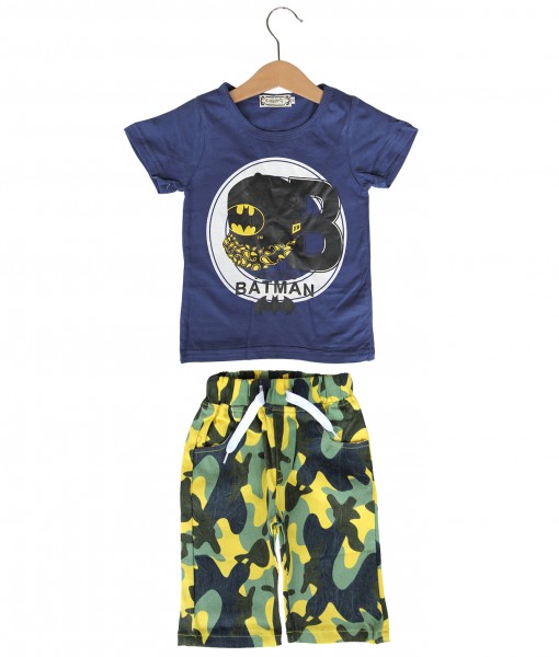 Batman Hat Tee + Logo Pant 1