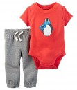 Penguin Red Bodysuit Set