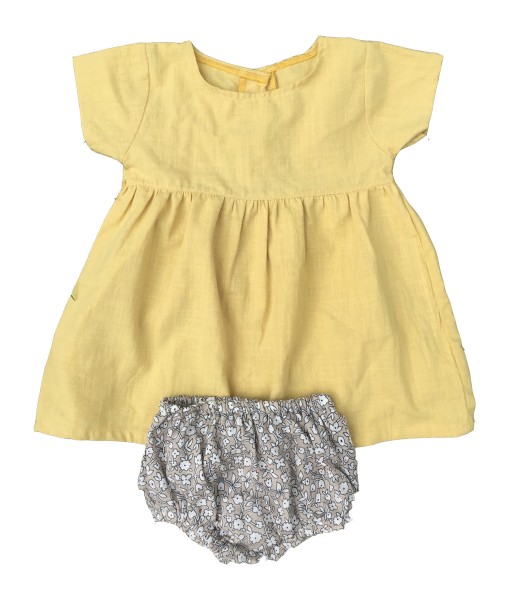 Yellow Mustard Top+Bloomers