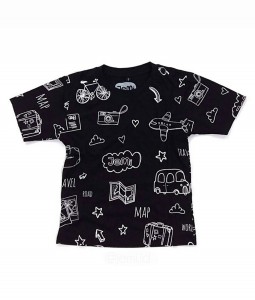 Travelo Tee Black copy
