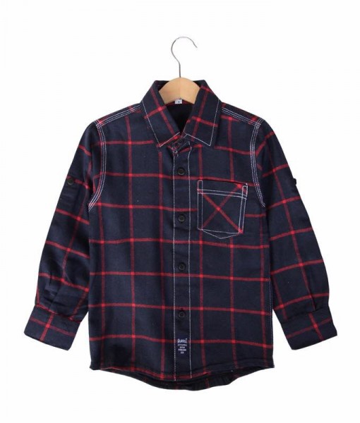 Longsleeve Flanel - Red Black