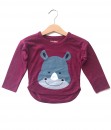 Longsleeve Purple Hippo