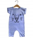 Playsuit Blue Lion Face