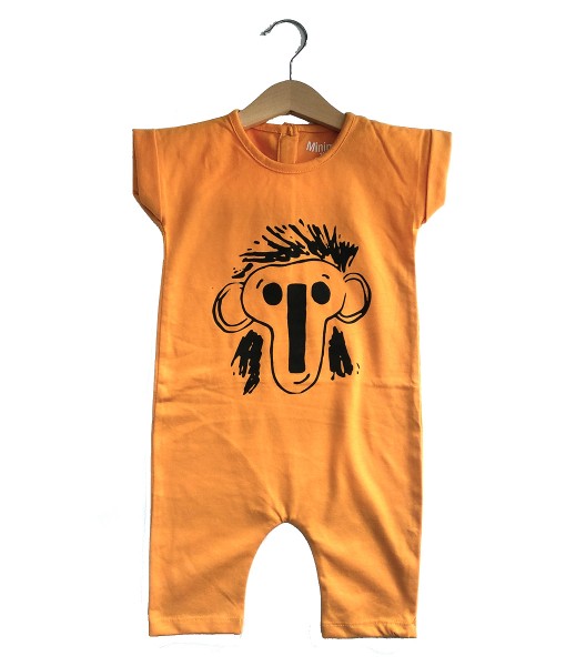 Playsuit Orange Monkey