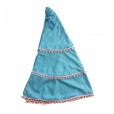 Mukena PomPom Double Blue_2