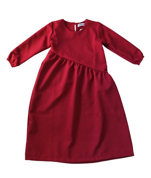 Aisha gamis - maroon