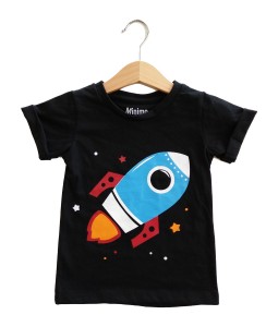 Boy Tee - Black Rocket