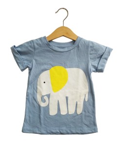 Boy Tee - Blue Elephant