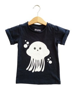 Boy Tee - Navy Jellyfish
