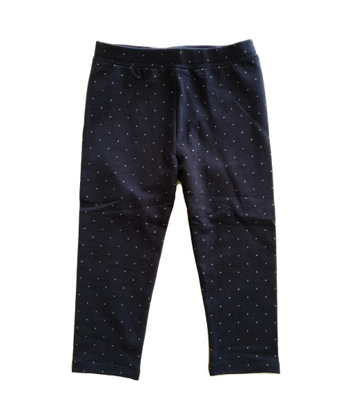 Legging - Navy Dot Silver