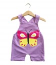 Short Overall - Purple Butterfly