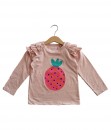 0101-1512F - MINIMO Long Sleeve Ruffle Dusty Pink Pineapple
