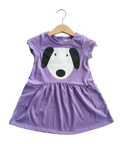 0103-952A - Mimo Dress - Purple Dog