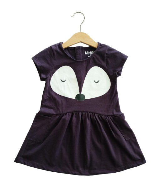 0103-952E - Mimo Dress - Dark Purple Fox