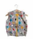 0101-1520 LITTLE RED BALLOON Ohania Cotton Vest