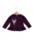 0101-1525E MINIMO Mimo Peplum Top - Purple Girrafe