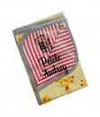 0403-15F Petite Audrey Blanket - Yellow Giraffe Striep Red