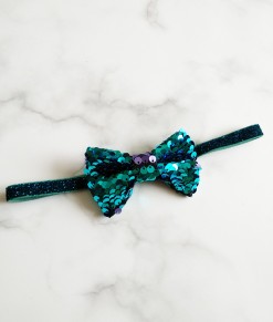 Sassy Bow Small - Blue