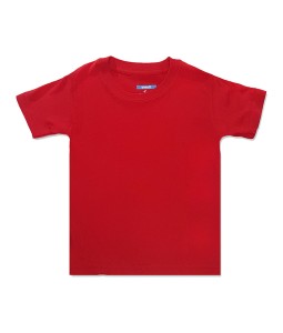0101-1534A Parca Kids T-shirt PLAIN RED