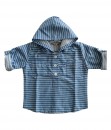 0101-1537A Kicau Kecil Shirt stripe white blue
