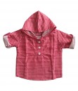 0101-1538B Kicau Kecil Shirt stripe white red
