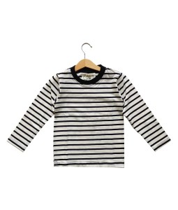 0101-1539A Nutsup Longsleeve shirt - Black StripeE KICAU KECIL STRIPE