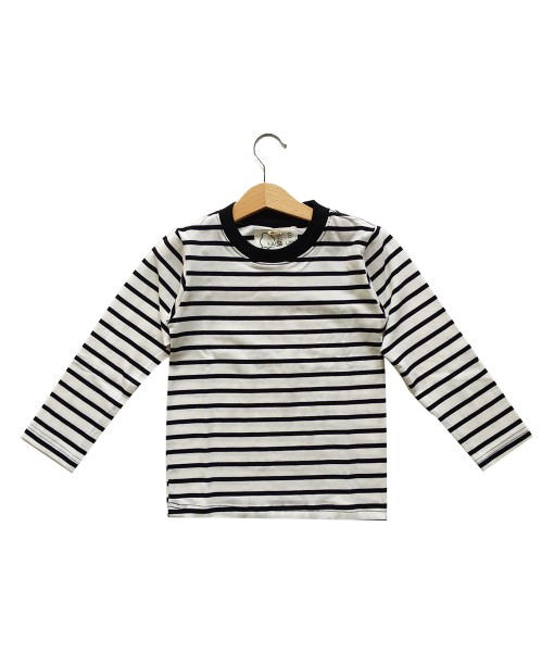 0101-1539A Nutsup Longsleeve shirt - Black StripeE KICAU KECIL STRIPE