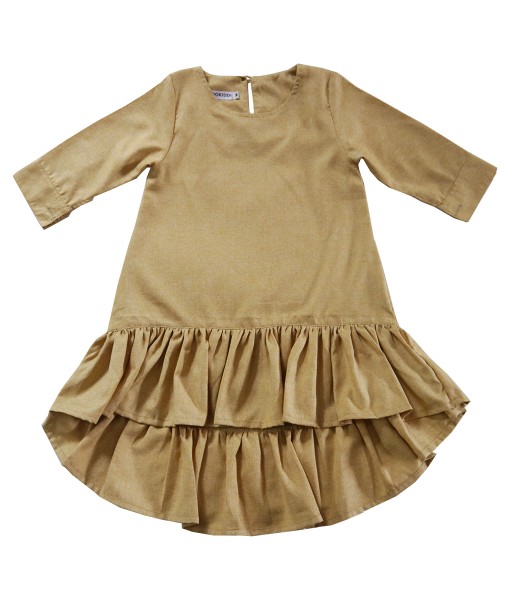 0103-958C KiddoKiddi Suri Dress - Goldie