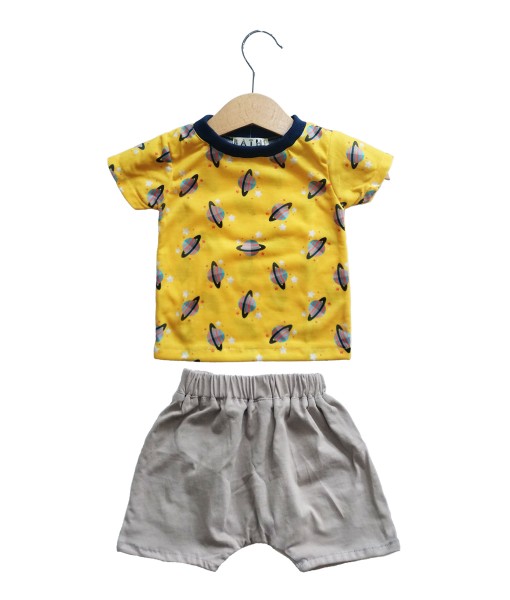 Baby set - Yellow space