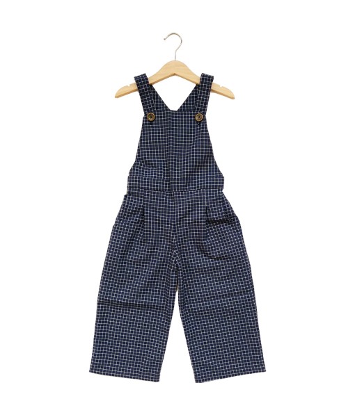 Lola Overall-Grid Navy