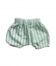Set baby katun - stripe green-2