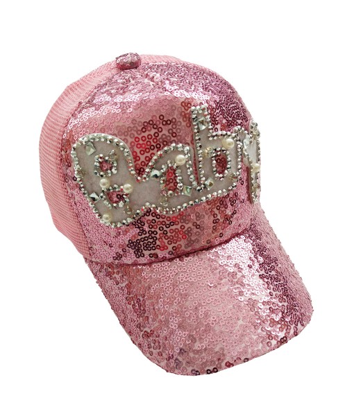 Baby pink cap