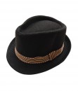 Bowler color hat - Black