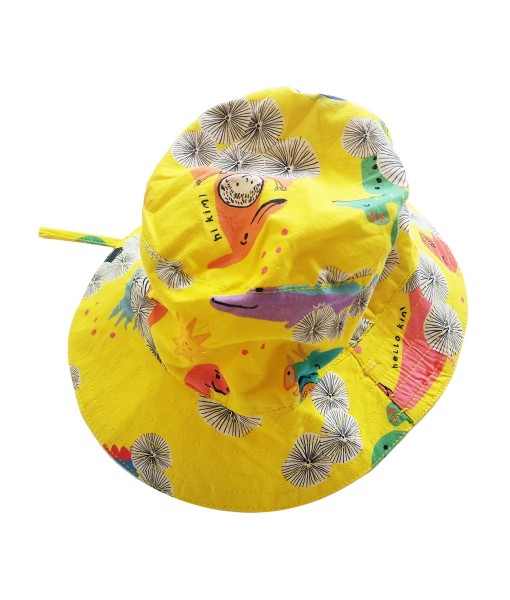 Dino bucket hat - yellow