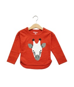 mimo longsleeve - brick giraffe