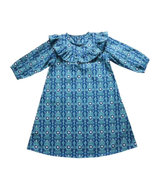 Emma dress - Ethnic blue