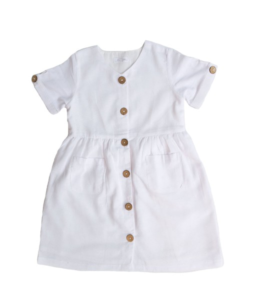 Louis dress white-1