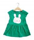 Mimo Dress - Dark green bunny